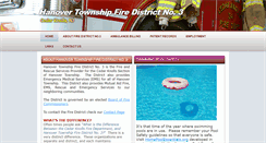 Desktop Screenshot of hanovertwpfd3.com